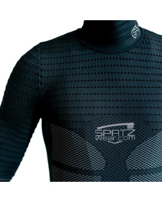 Spatzwear BASEZ 2 Winter Fahrradunterhemd schwarz