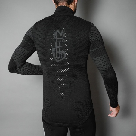 Spatzwear BASEZ Extreme Winter Fahrradunterhemd schwarz