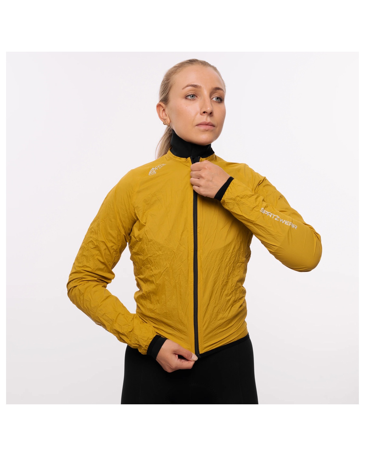Spatzwear Atak Pak Regenjacke inkl. Satteltaschensystem gelb